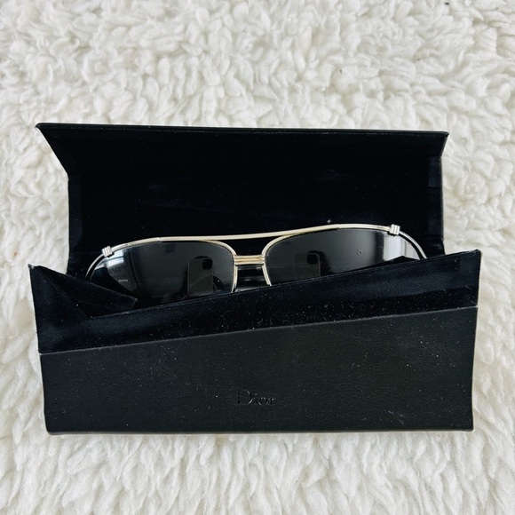 Christian Dior Chicago2 Unisex Gradient Charcoal BlackGunmetal Sunglasses w/case main image 12